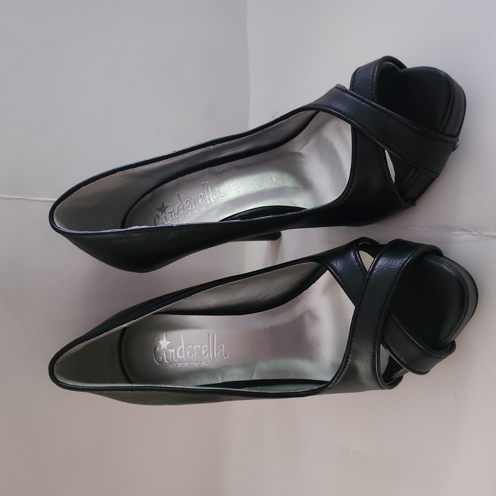 Cinderella of Boston Black High Heels